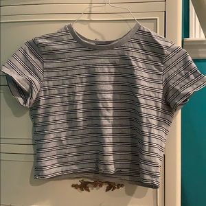 Striped never worn brandy Melville tee
